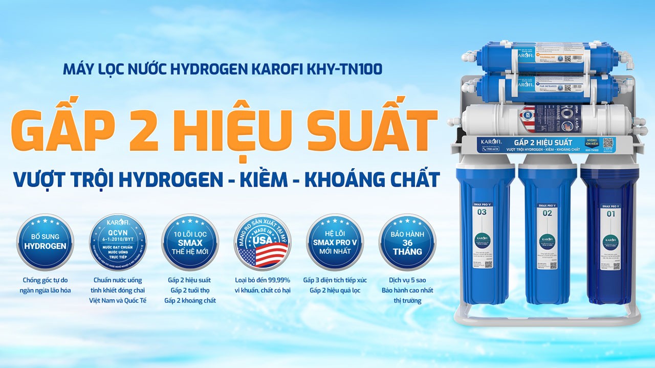 Máy lọc nước Karofi KHY-TN100